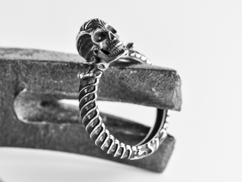 EvilFist siver ring
