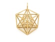 Metatron's Cube Pendant - Large - Sterling Silver