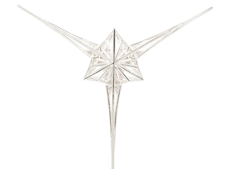 Angelic Star Pendant - Sterling Silver