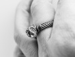 SkullRing EvilFist silver 925