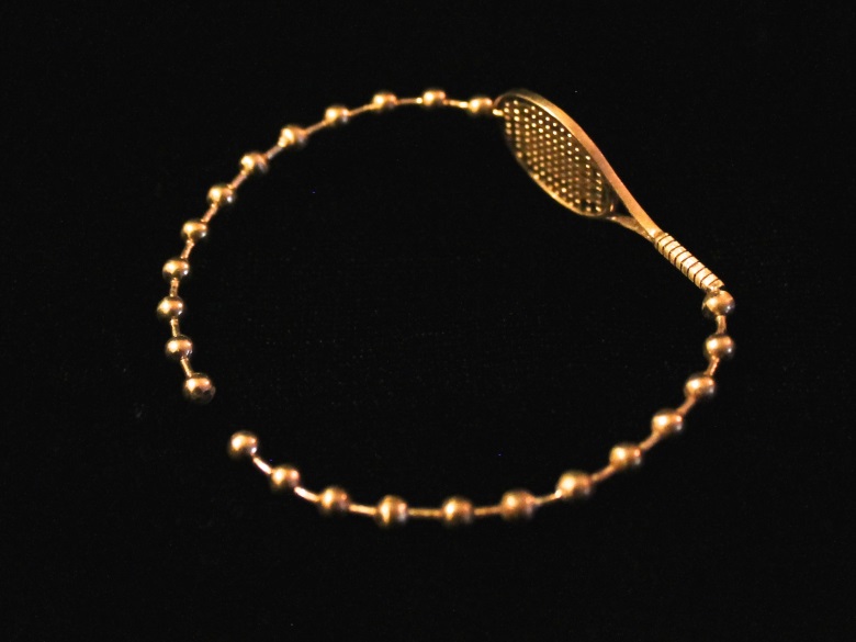 tennis ball trajectory bracelet