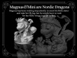 'Magnus and Mini' White Paintable Figurine