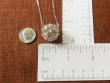 Virus Ball Bead Pendant in Cast Metals