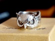 Owl ring size 6.5US(17 mm diameter)