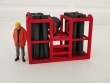 CONCRETE TREMIE PIPE with  pipe rack 1-50 scale