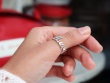 Love Mum Ring - Mother's day gift - Sterling Silver with Sapphire