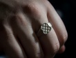 Croatian Grb Ring  'Size W' (Sandblasted)