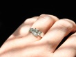 Owl Ring - Abstract Wings
