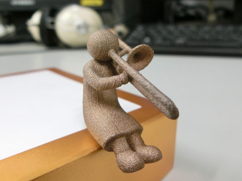 Little Trombone Player 3D Printing Shop i.materialise