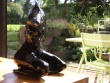 Kneeling figure