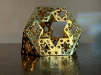 4D Menger Sponge 3D Cross-Section