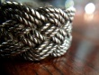 Nautical themed Turk's head ring - Size 10