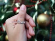 Love Mum Ring - Mother's day gift - Sterling Silver with Sapphire