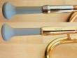 10¾EW shallow-cup streamlined trumpet mouthpiece 3D rendering