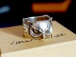 Owl ring size 6.5US(17 mm diameter)