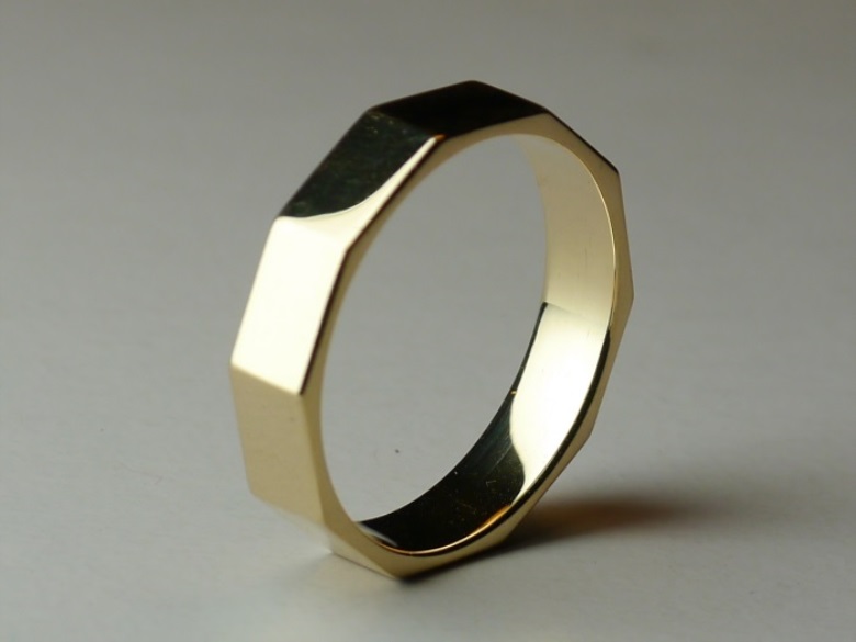 Golden Decagon Ring - Devida&Angeli