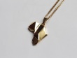 golden.Roots  (low-poly Africa pendant)