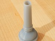 11EWFL marching mellophone (large-shank flugelhorn) mouthpiece 3D rendering
