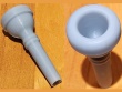 10¾CWFL marching mellophone (large-shank flugelhorn) mouthpiece 3D rendering