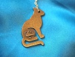 Cat charm  jewel (necklace pendant) 