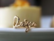 Custom Jewellery - 18k Gold Customized Name Ring