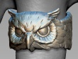 Owl ring US size 9 (18.9mm diameter)