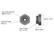 ZM32 - Covert Pinhole Nut 3-4 inch