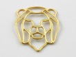 Flowing wire lion
