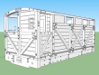 NSR 20ton Cravens Brake Van - 4mm scale