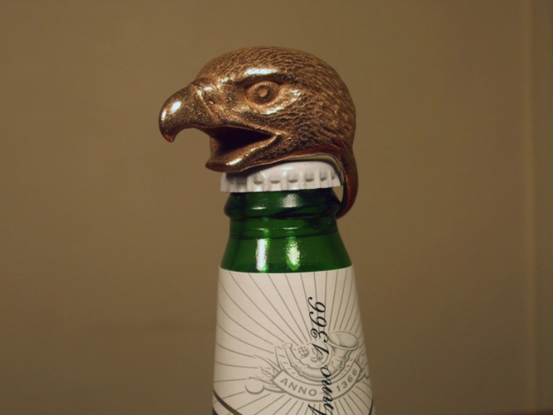 Eagle head bottle opener 3D Printing Shop i.materialise
