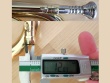Amati-Kraslice A51 giant-shank natural trumpet (bugle) mouthpiece 3D rendering
