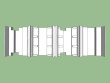 NSR 4 wheel Composite bodies interior seating unit - 4mm scale
