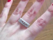 Customizable text ring