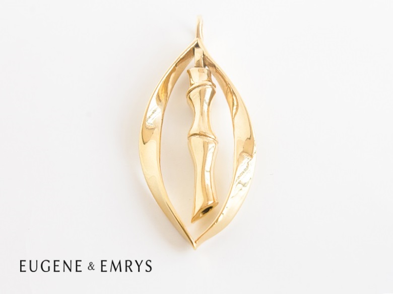 Bamboo Leaf ("Sasabune") pendant