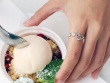 Love Mum Ring - Mother's day gift - Sterling Silver with Sapphire