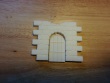 Short Dungeon Wall with small doorway and door
