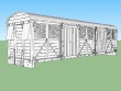 LMS 6 wheel milk van body - 4mm scale