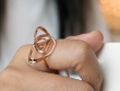 Wire Heart Ring - Wire Art Jewelry - Contemporary Ring - Vulcan Jewelry